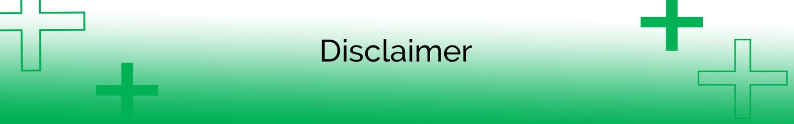 disclaimer